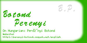 botond perenyi business card